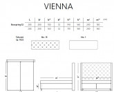 Vienna Boxspring čalouněná postel
