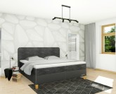 Slumberland Bedford čalouněná postel s úložným prostorem