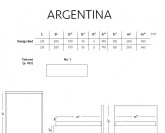 Argentina Boxspring čalouněná postel