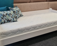Gazel Sendy 90 Bílá postel VÝPRODEJ z výstavní plochy