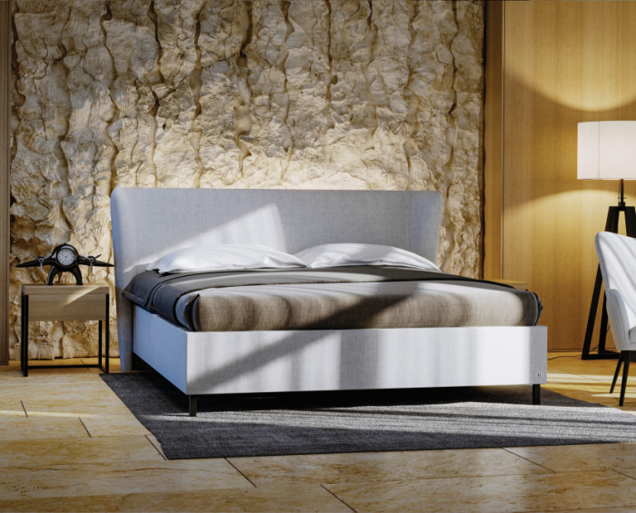 Modena Boxspring čalouněná postel