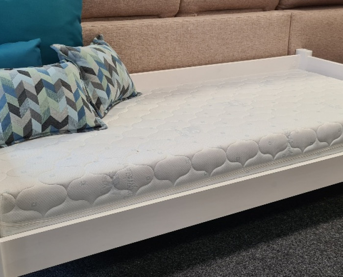 Gazel Sendy 90 Bílá postel včetně roštu VÝPRODEJ z výstavní plochy